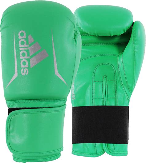 adidas Speed 50 Lime/Silver Boxing Gloves 